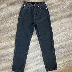 White Fox high rise straight leg jeans